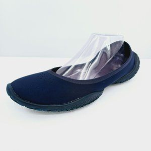 LISSOM Flytes 11.5 Ballet Flats Navy Slip On Comfort Lightweight Stretchy Casual